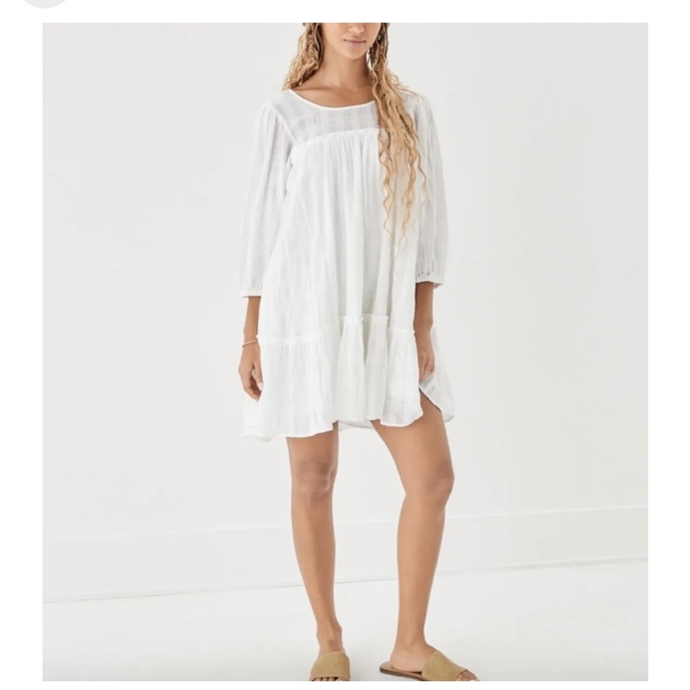 AE swingy boho peasant mini dress